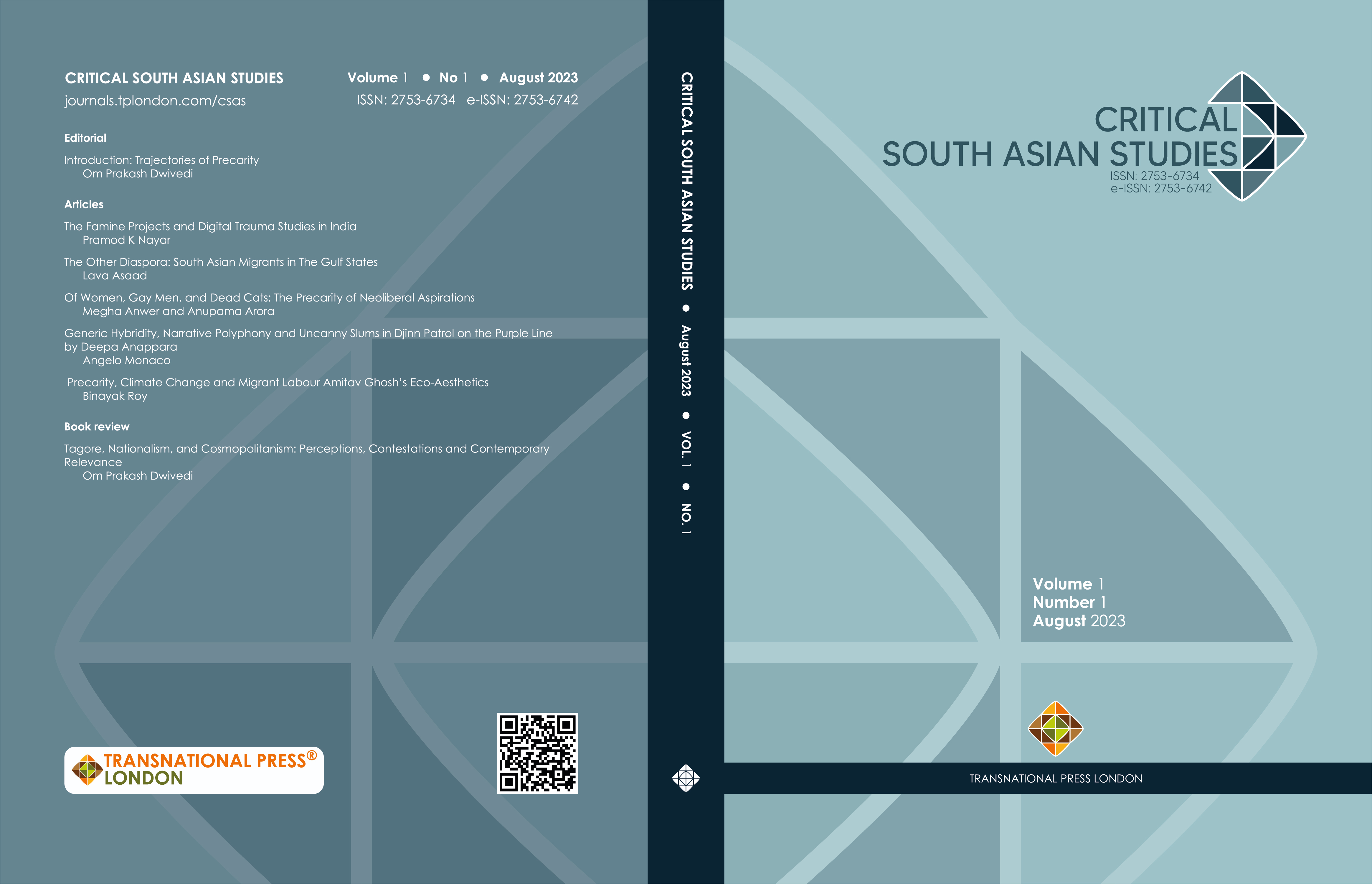 Vol. 1 No. 1 (2023) | Critical South Asian Studies